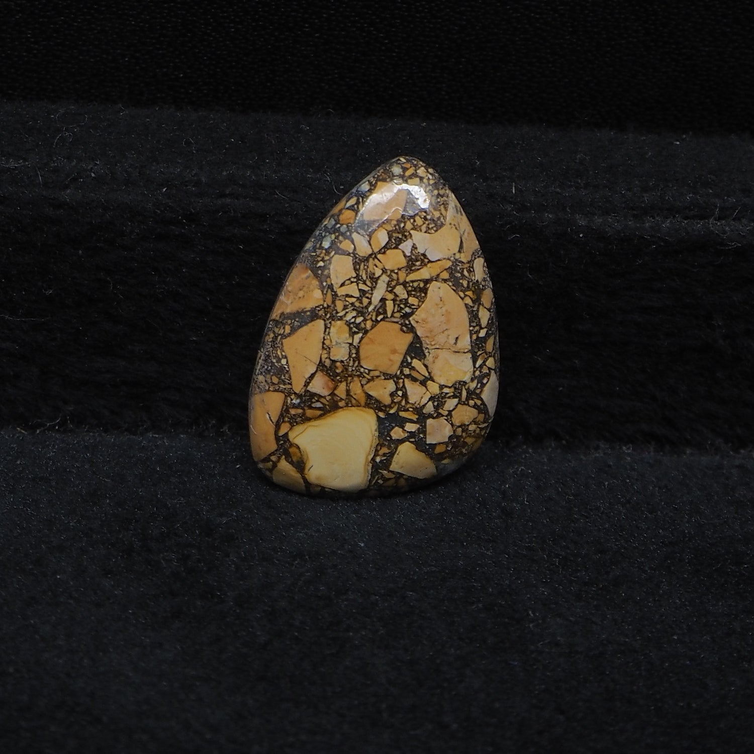 Maligano Jasper Cabochon 21x14mm 11ct Pear – Pedra Gems