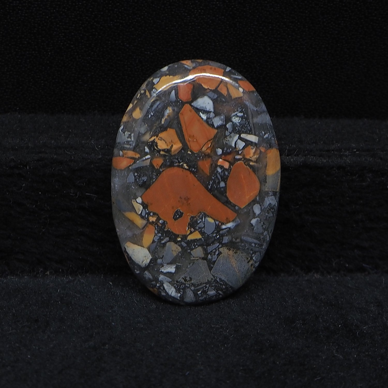 Maligano Jasper Cabochon 29x20mm 23ct Oval – Pedra Gems
