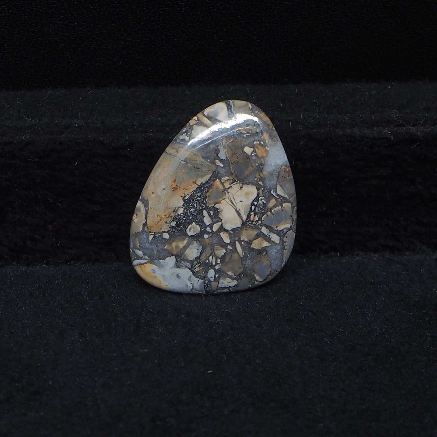 Maligano Jasper Cabochon 22x18mm 12.5ct Pear – Pedra Gems