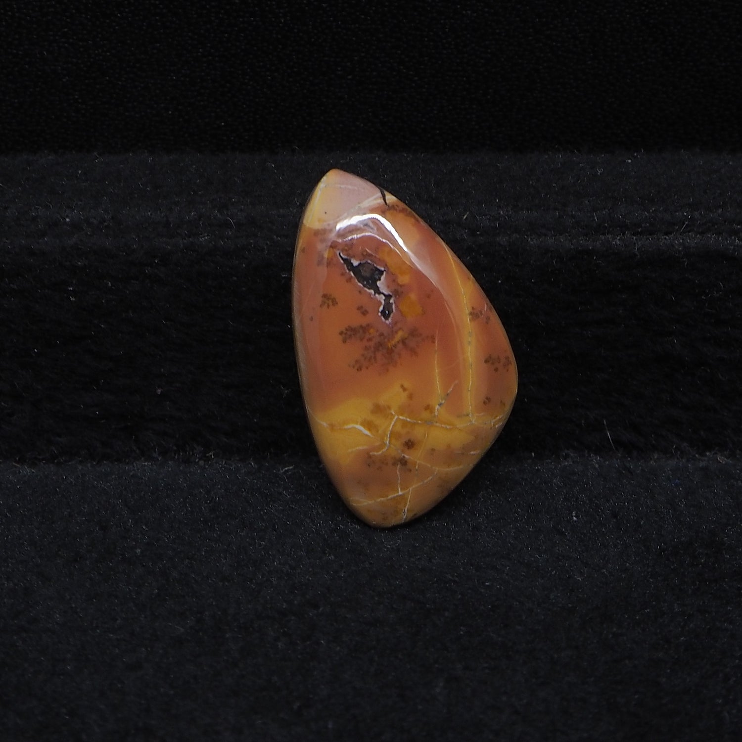 Maligano Jasper Cabochon 22x13mm 10.5ct Freeform – Pedra Gems