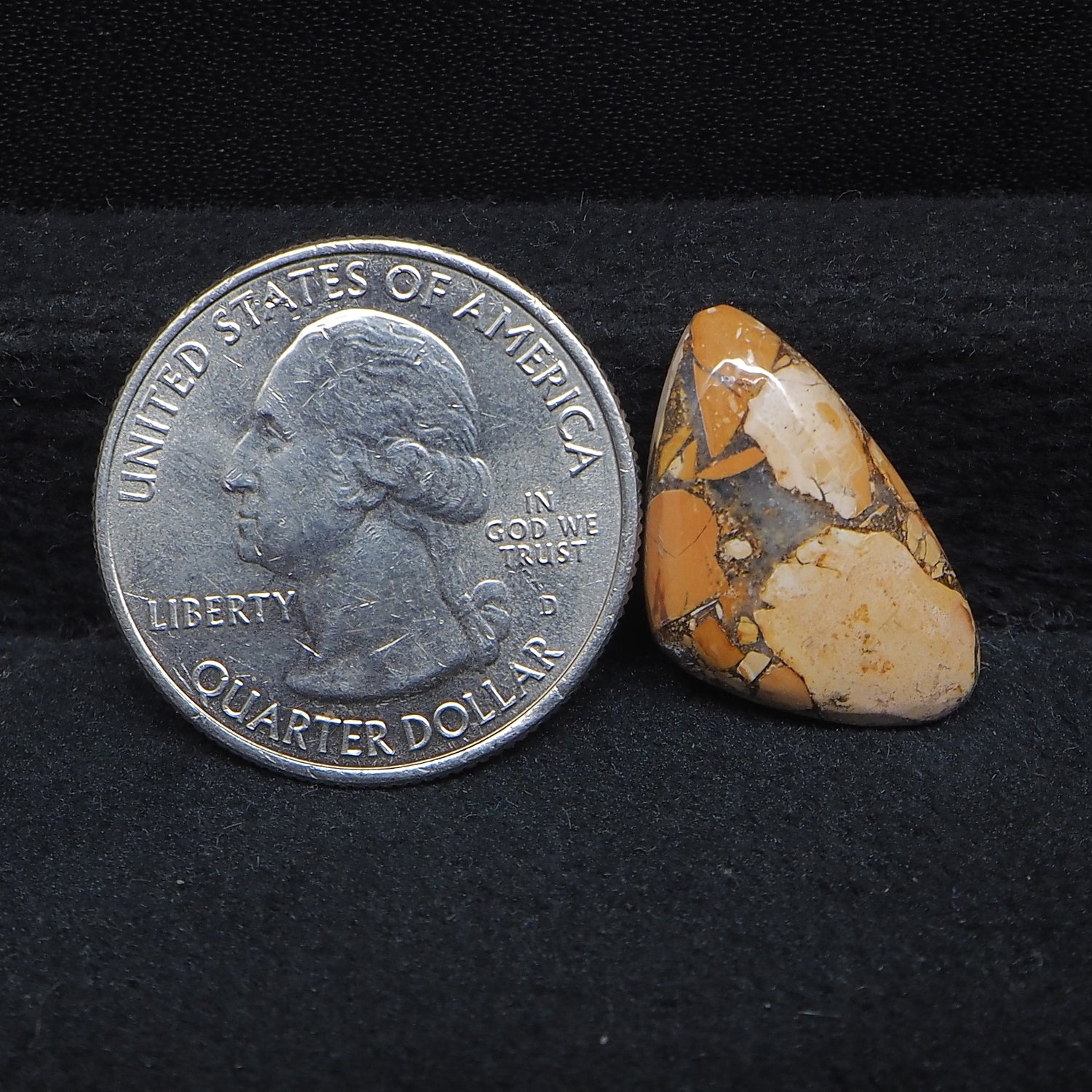 Maligano Jasper Cabochon 21x13mm 8.5ct Freeform – Pedra Gems