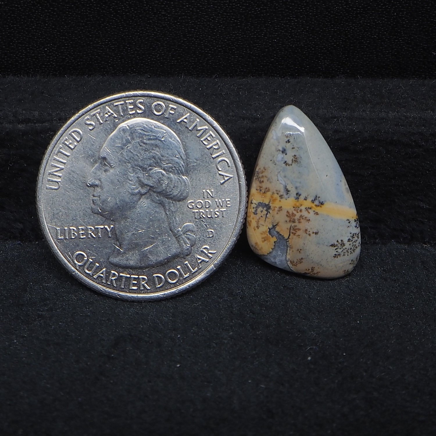 Maligano Jasper Cabochon 21x13mm 8.5ct Freeform – Pedra Gems