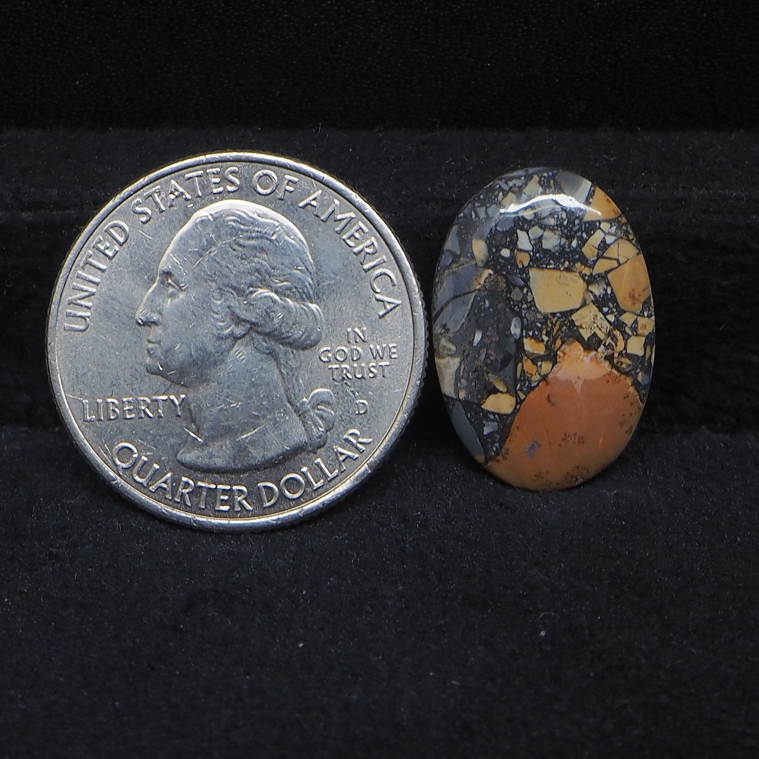 Maligano Jasper Cabochon 21x14mm 9ct Oval – Pedra Gems