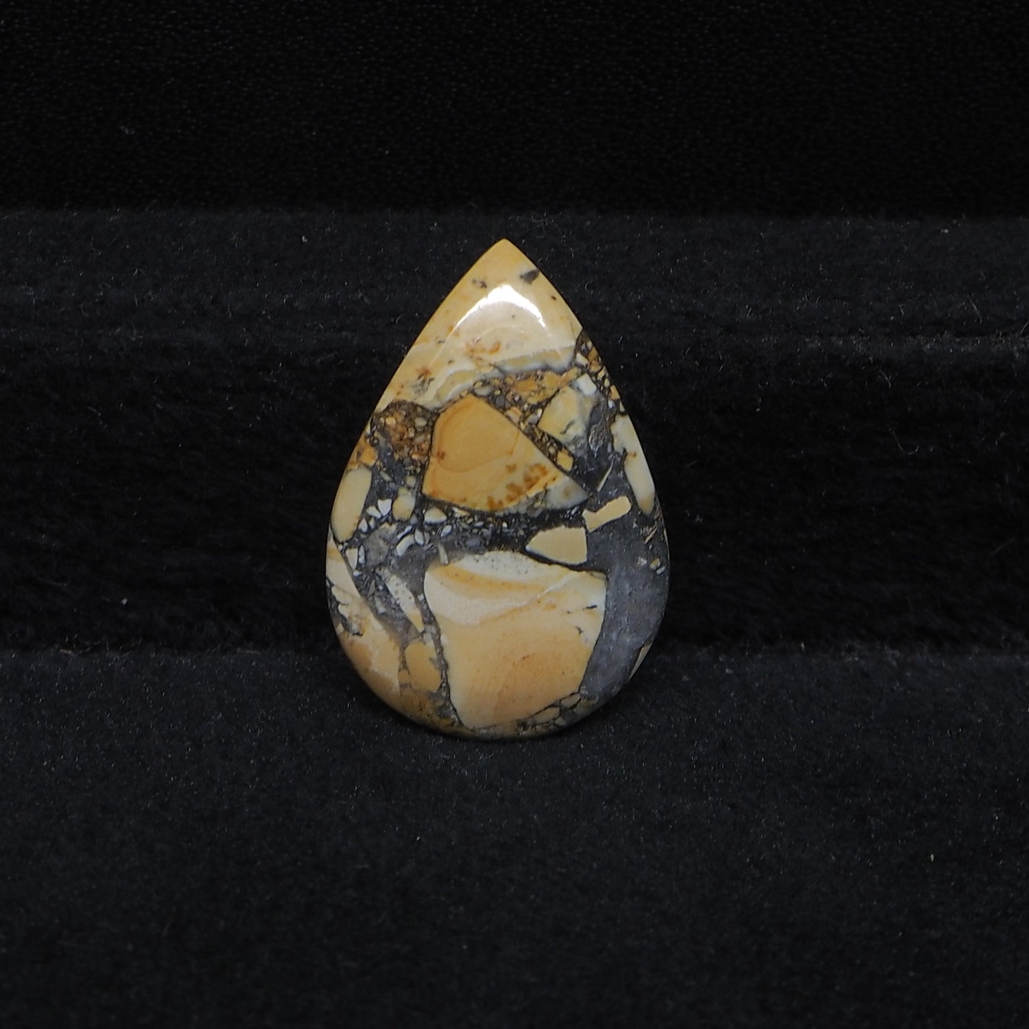 Maligano Jasper Cabochon 22x15mm 8.5ct Pear – Pedra Gems