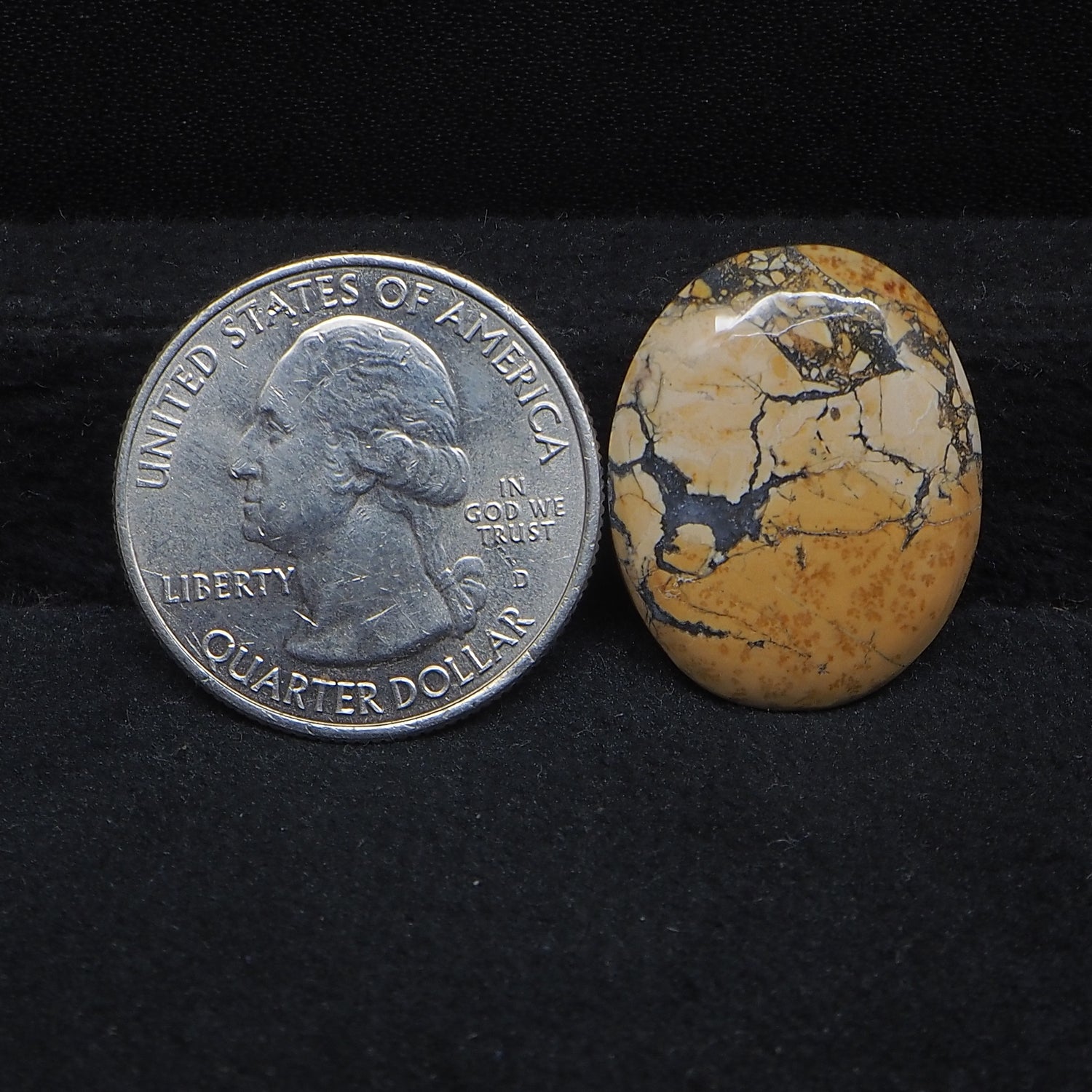 Maligano Jasper Cabochon 23x18mm 16.5ct Oval – Pedra Gems