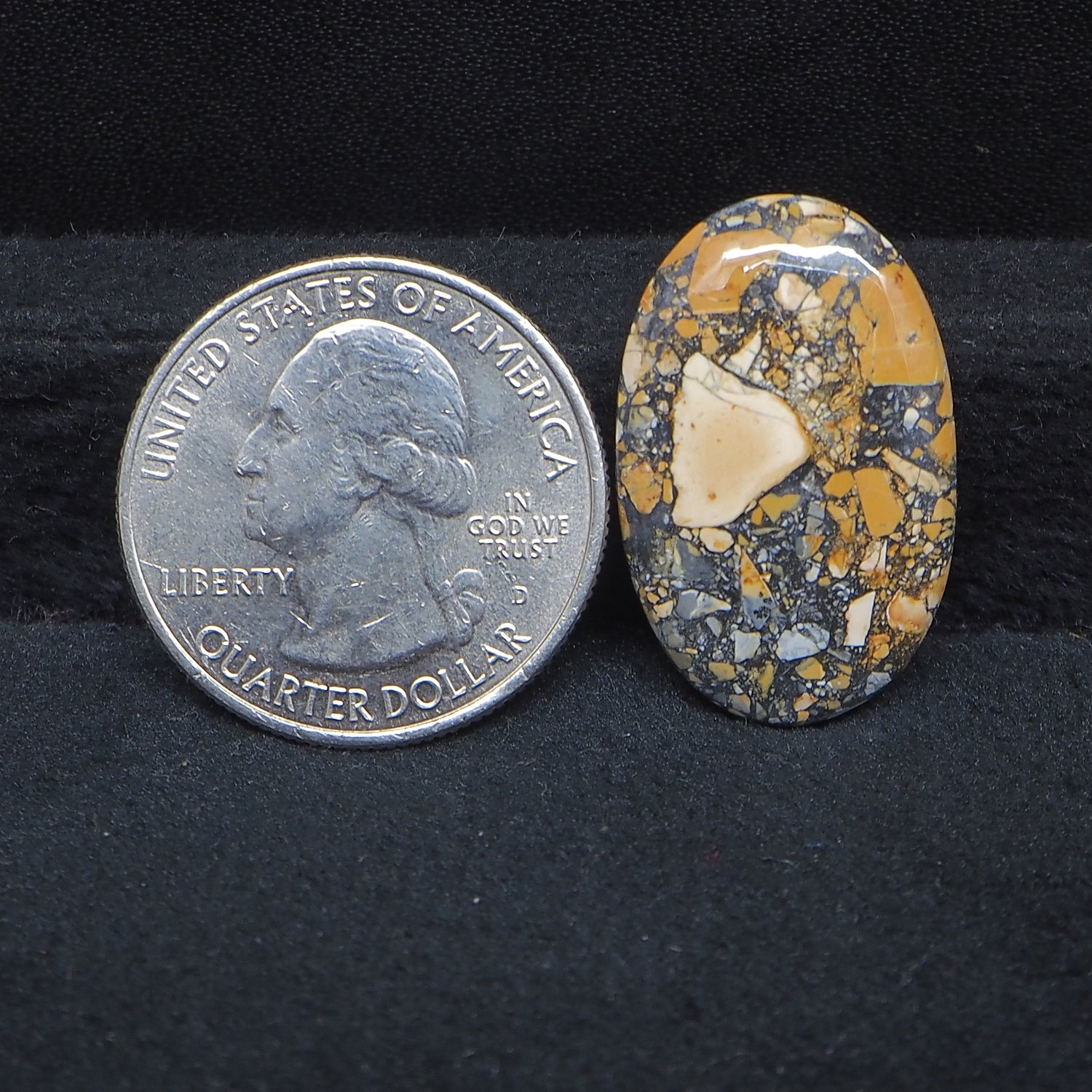 Maligano Jasper Cabochon 26x16mm 17ct Oval – Pedra Gems