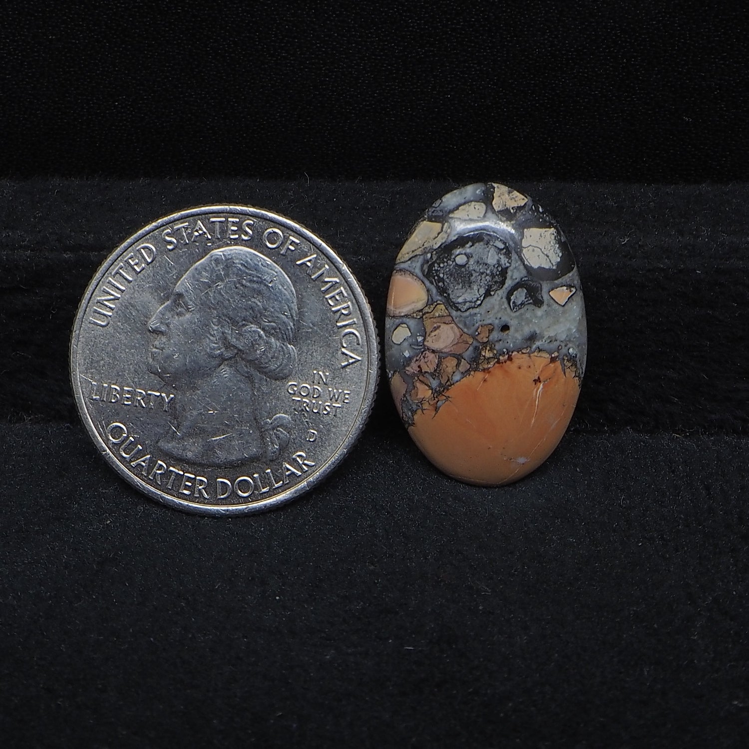 Maligano Jasper Cabochon 24x16mm 11ct Oval – Pedra Gems