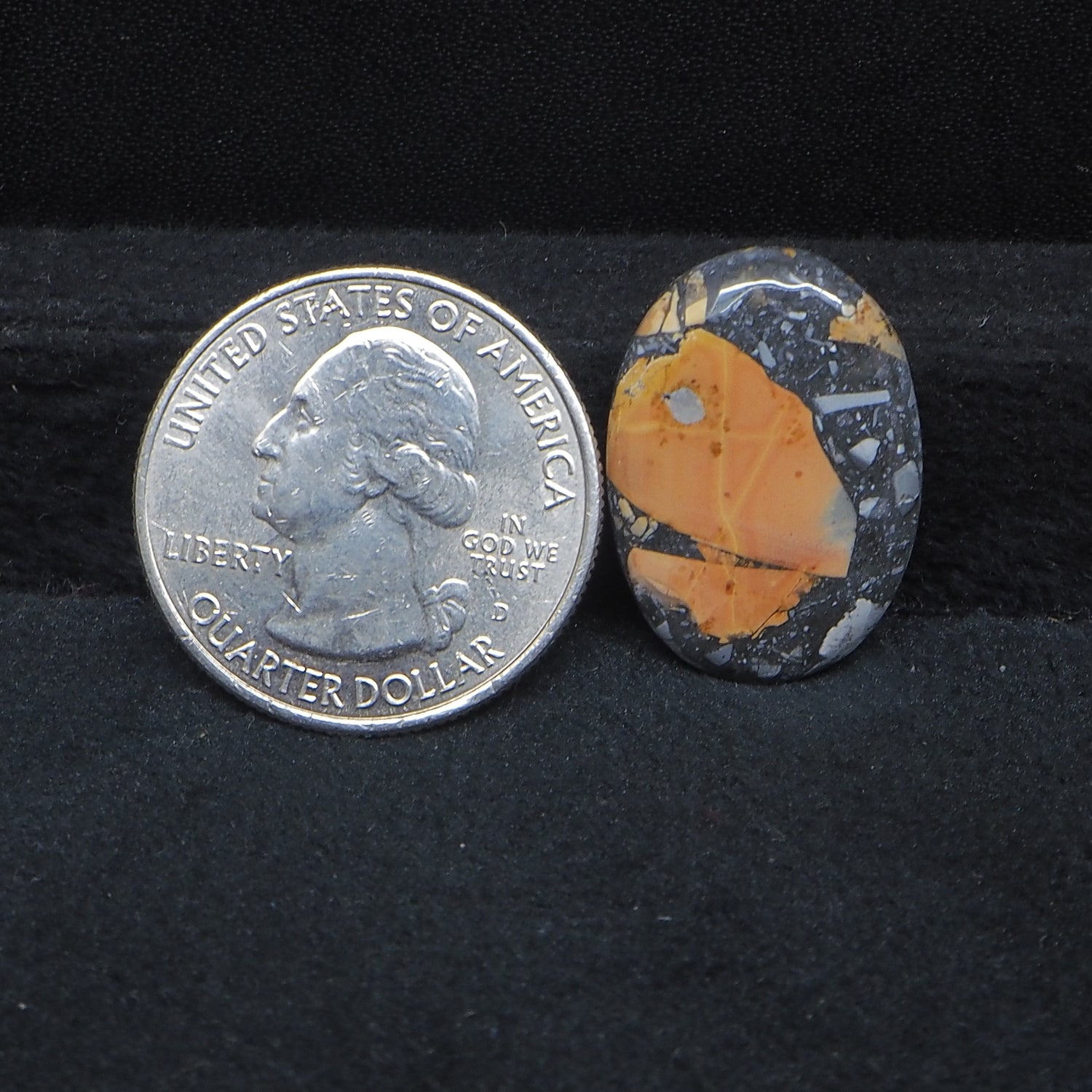Maligano Jasper Cabochon 22x16mm 13ct Oval – Pedra Gems