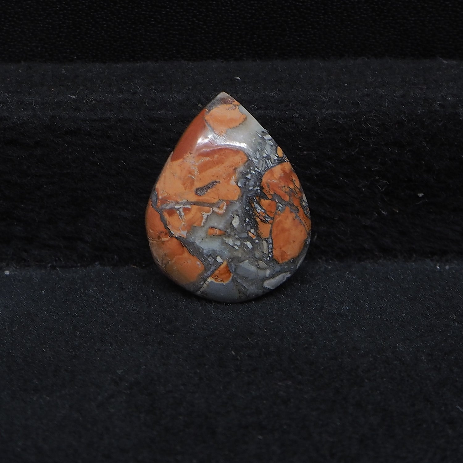 Maligano Jasper Cabochon 19x15mm 8.5ct Pear – Pedra Gems
