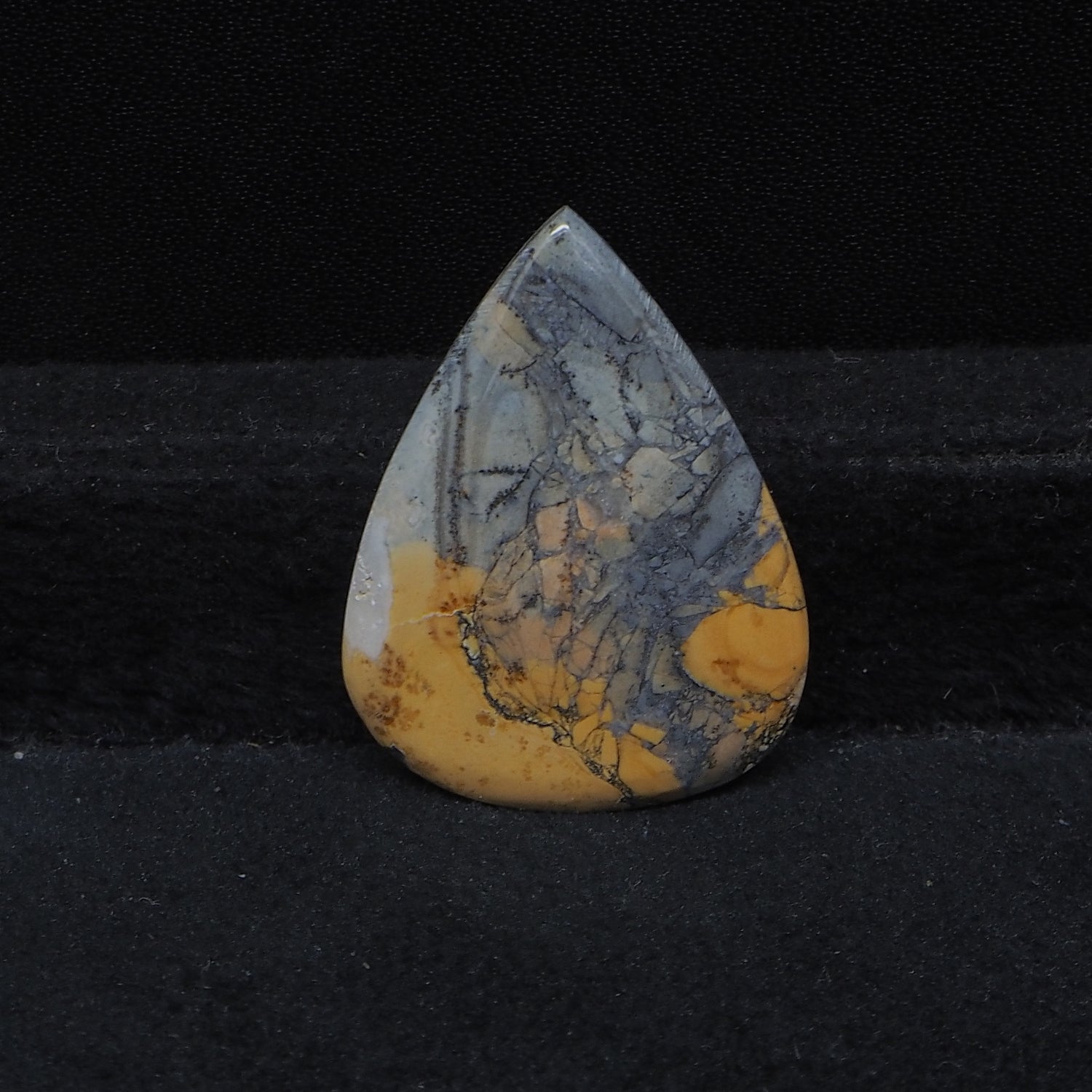 Maligano Jasper Cabochon 30x23mm 23.5ct Pear – Pedra Gems