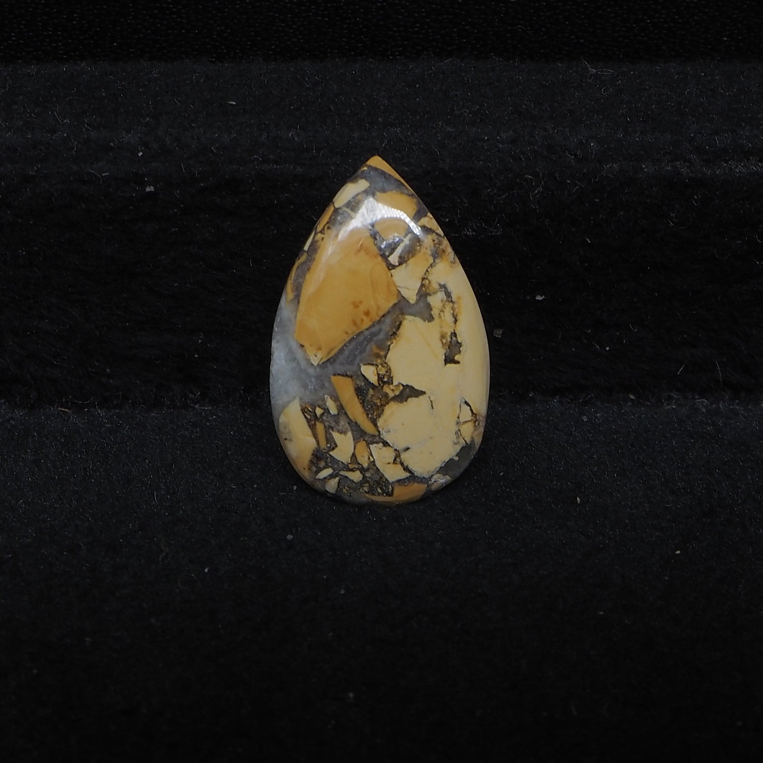 Maligano Jasper Cabochon 19x12mm 5.5ct Pear – Pedra Gems