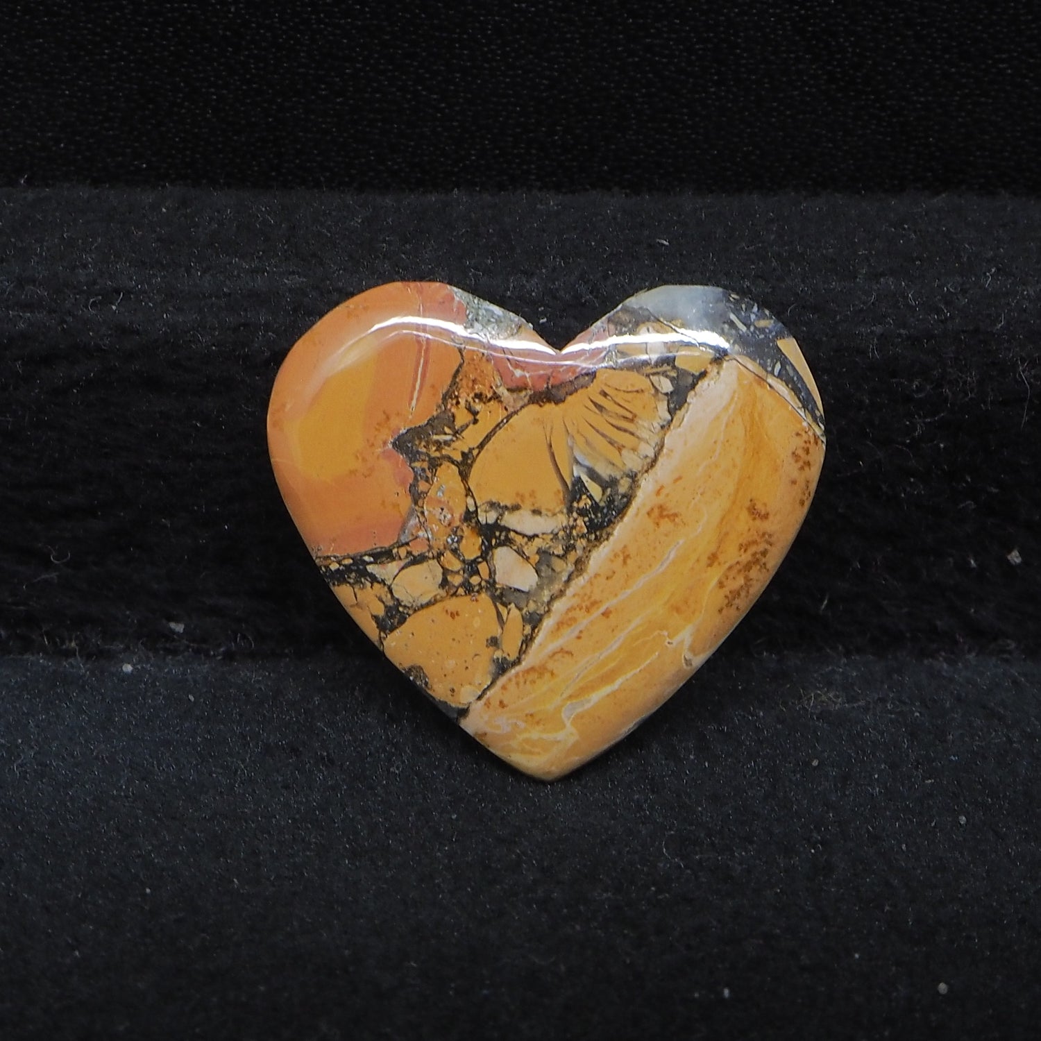Maligano Jasper Cabochon 20x22mm 12ct Heart – Pedra Gems