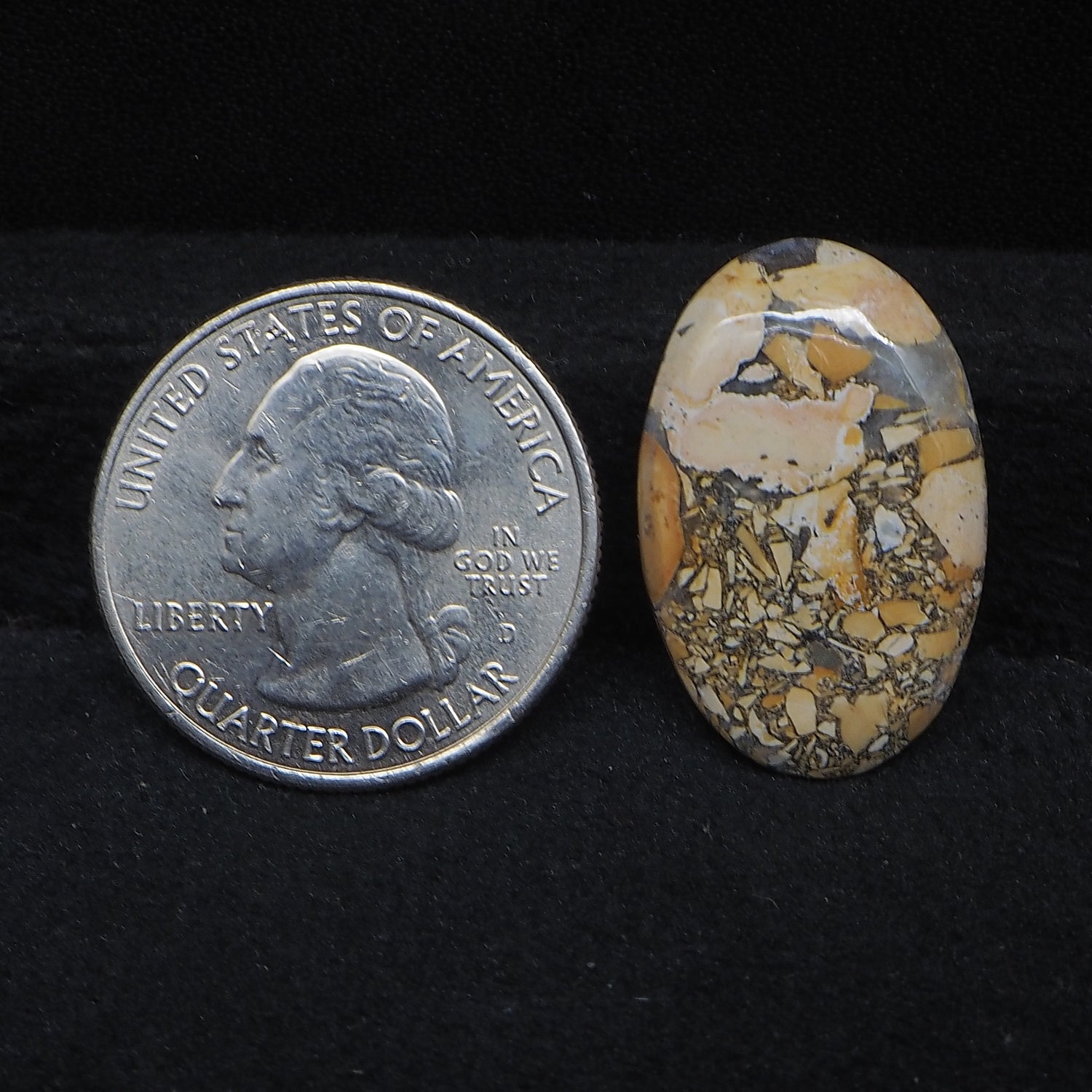 Maligano Jasper Cabochon 25x16mm 14ct Oval – Pedra Gems