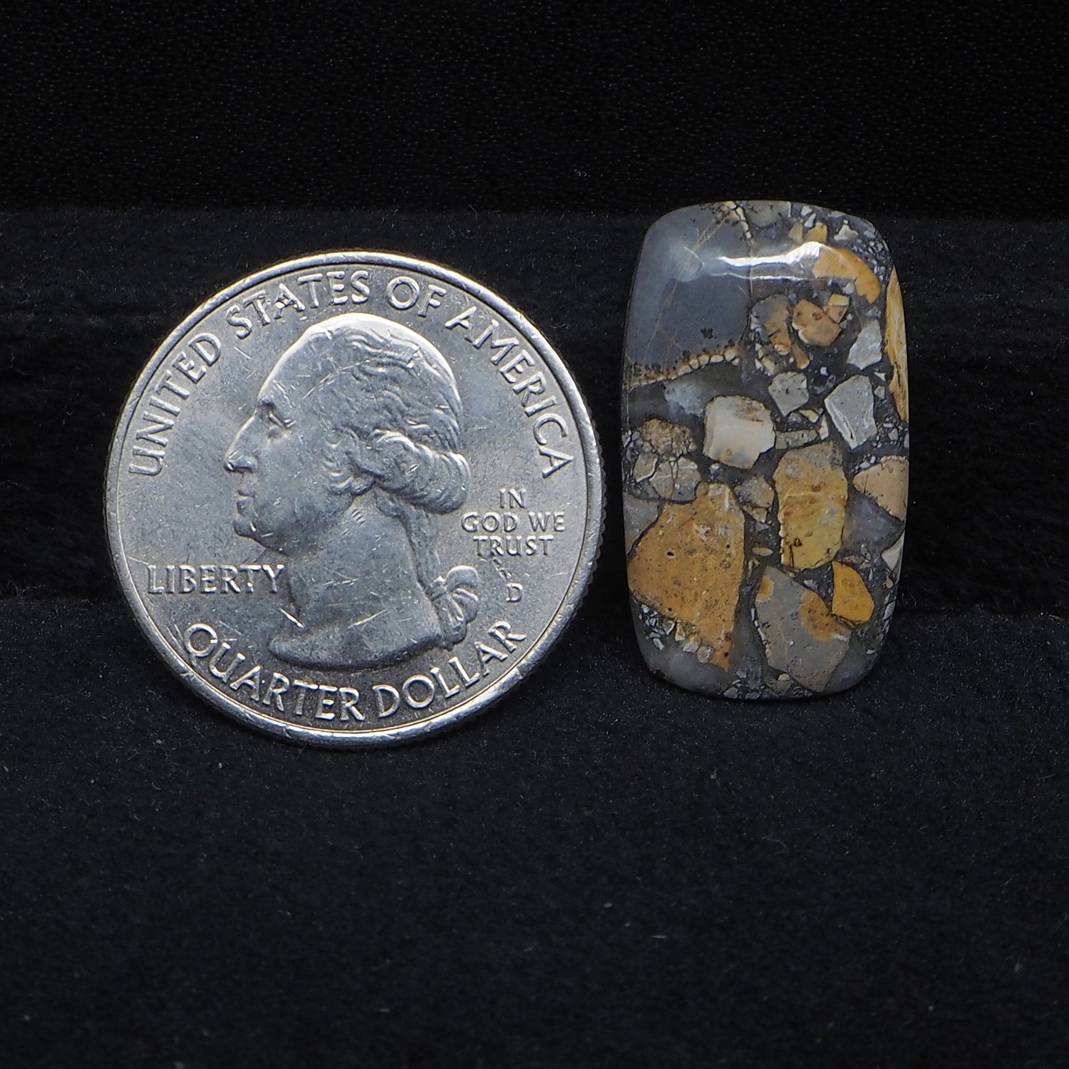Maligano Jasper Cabochon 24x14mm 13ct Cushion – Pedra Gems