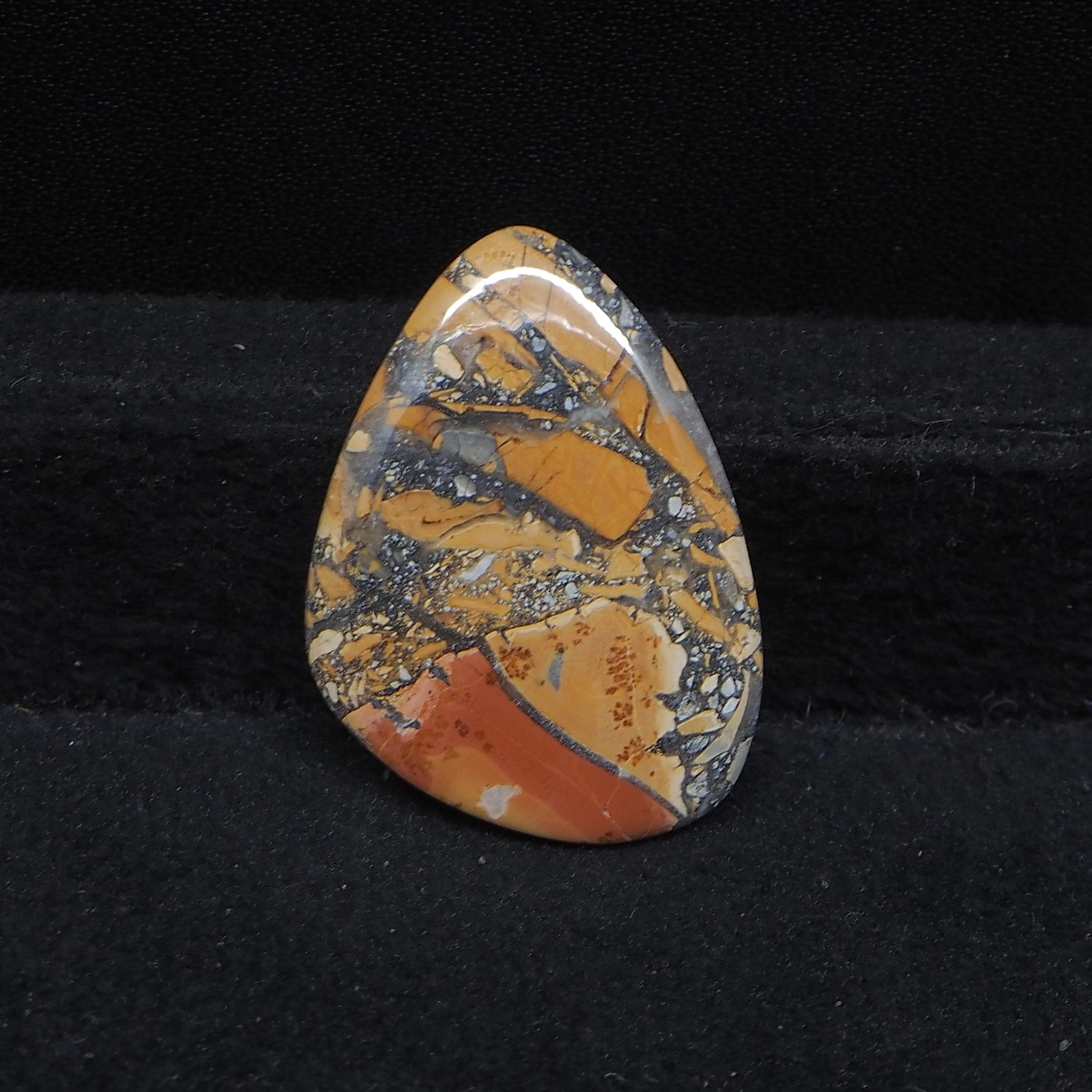 Maligano Jasper Cabochon 29x21mm 17.5ct Freeform – Pedra Gems