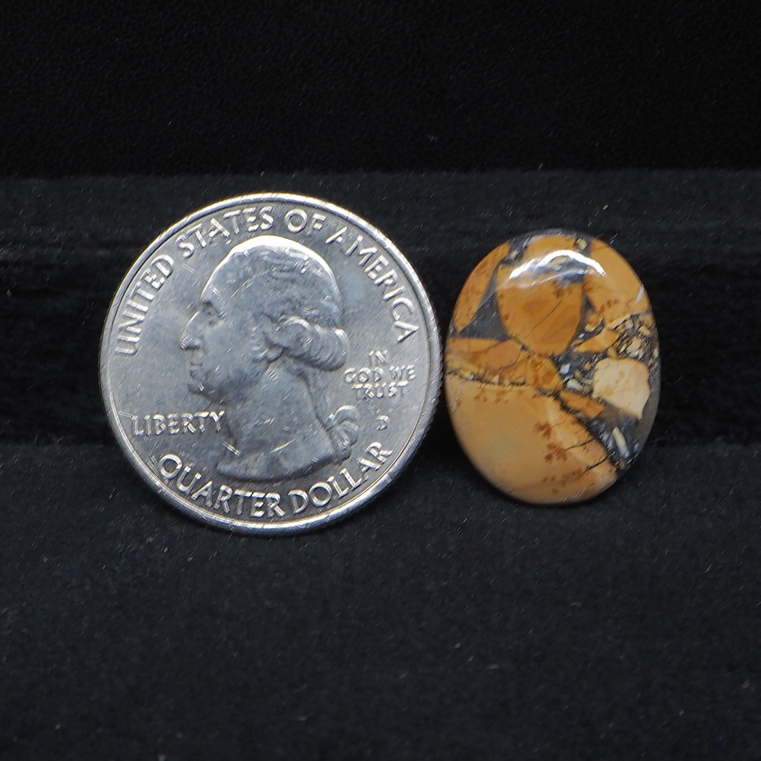 Maligano Jasper Cabochon 19x15mm 10ct Oval – Pedra Gems