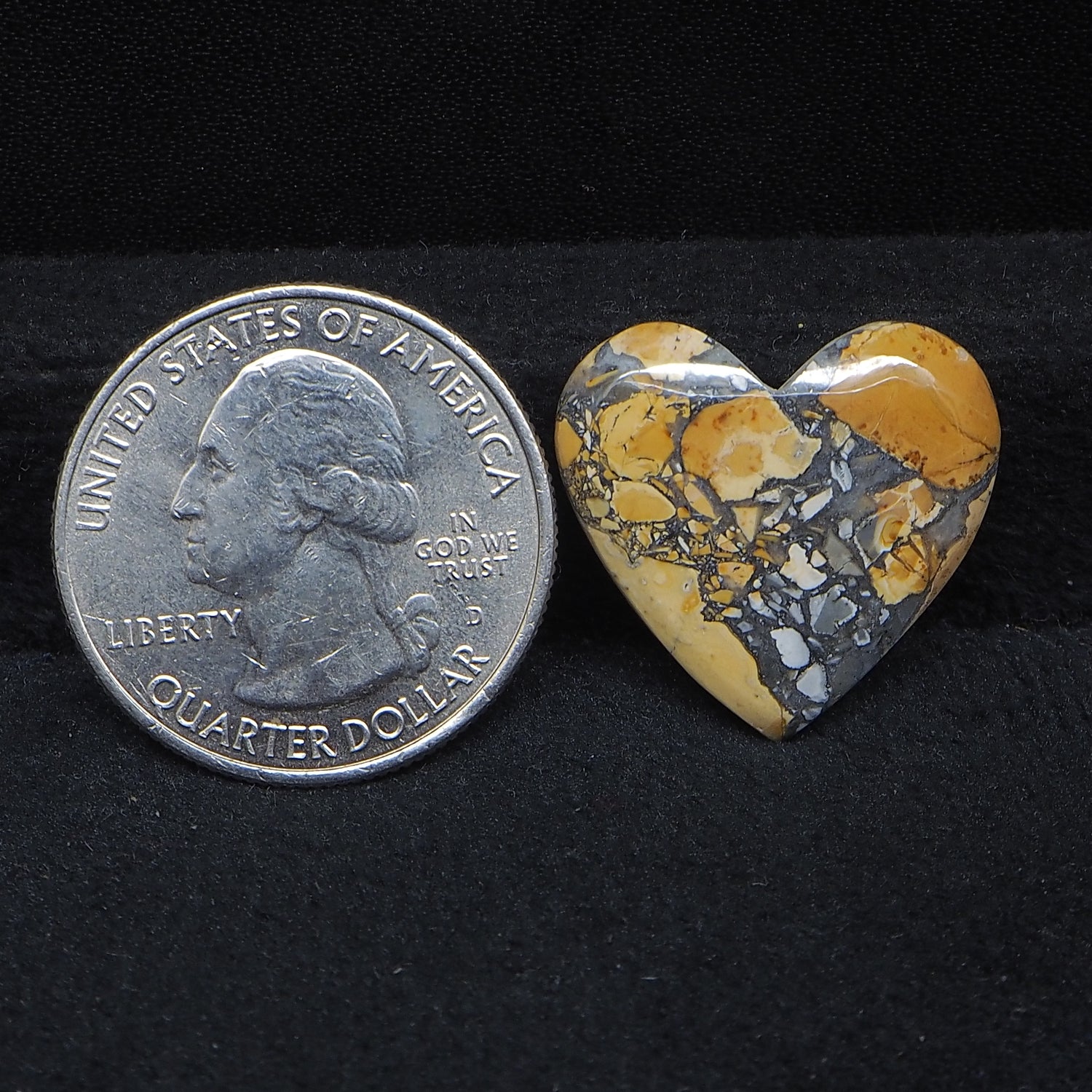 Maligano Jasper Cabochon 20x21mm 13.5ct Heart – Pedra Gems