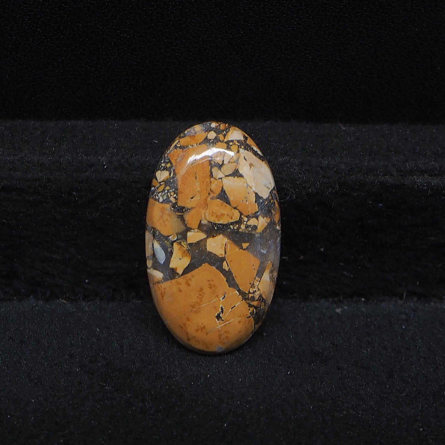 Maligano Jasper Cabochon 24x14mm 14.5ct Oval – Pedra Gems
