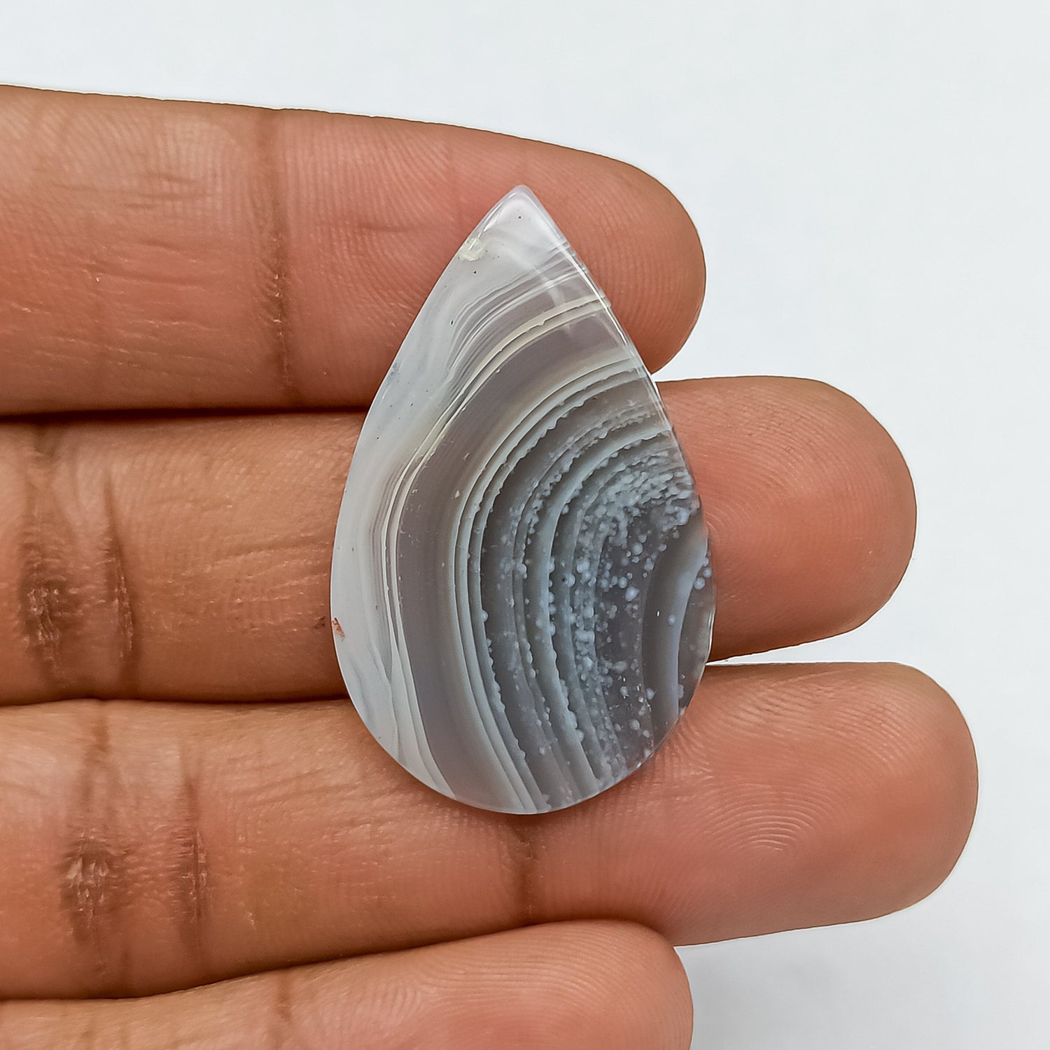 Botswana Agate Cabochon Pear Shape 37x23x3 MM PG-BWA06