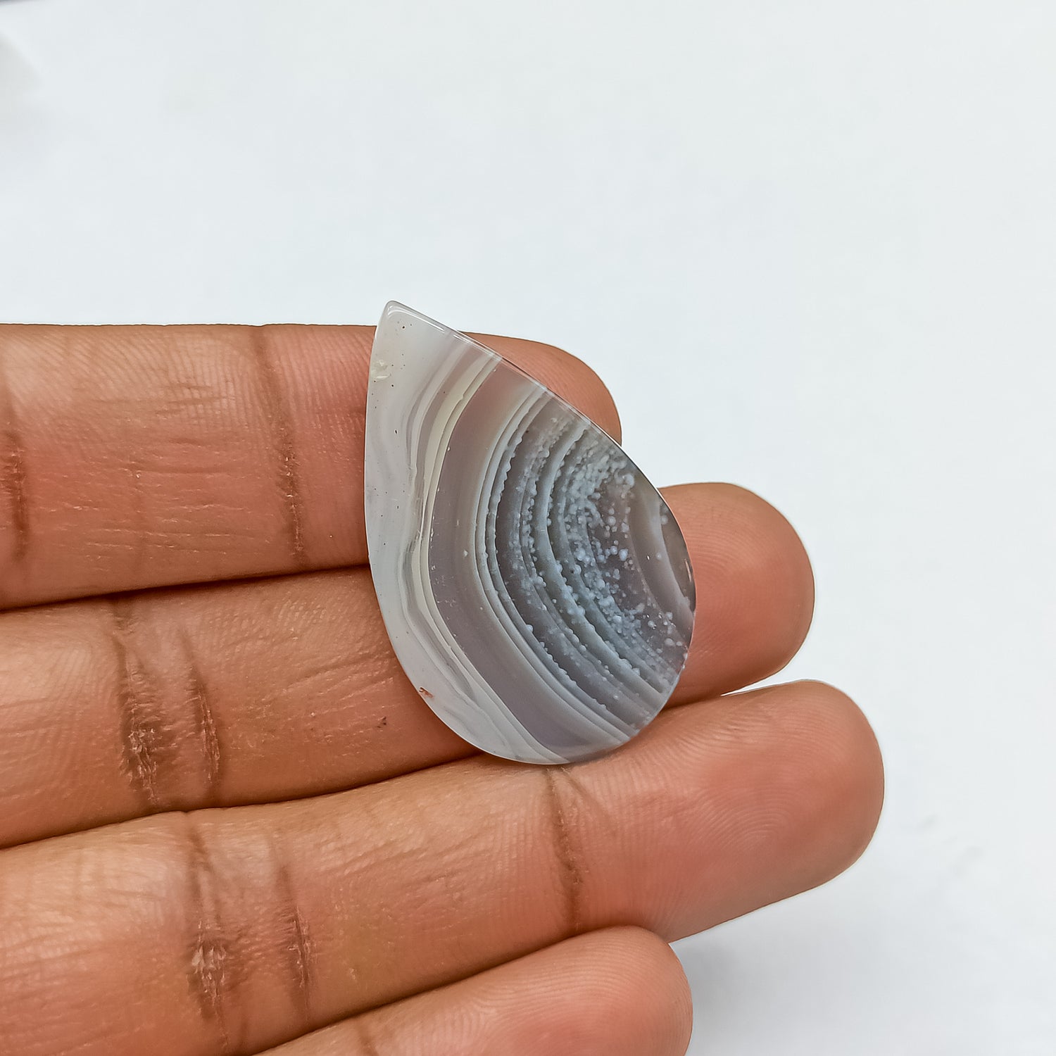 Botswana Agate Cabochon Pear Shape 37x23x3 MM PG-BWA06