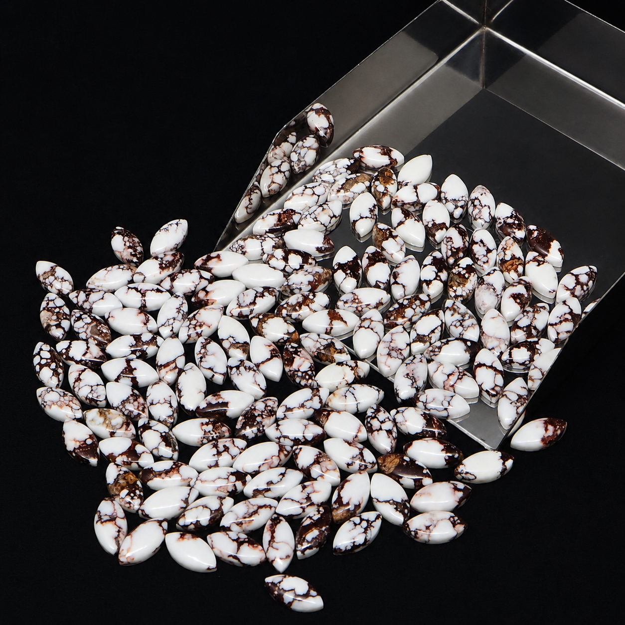 Wild Horse Marquise Cabochon 14x7mm – Natural Gemstone for Jewelry Making