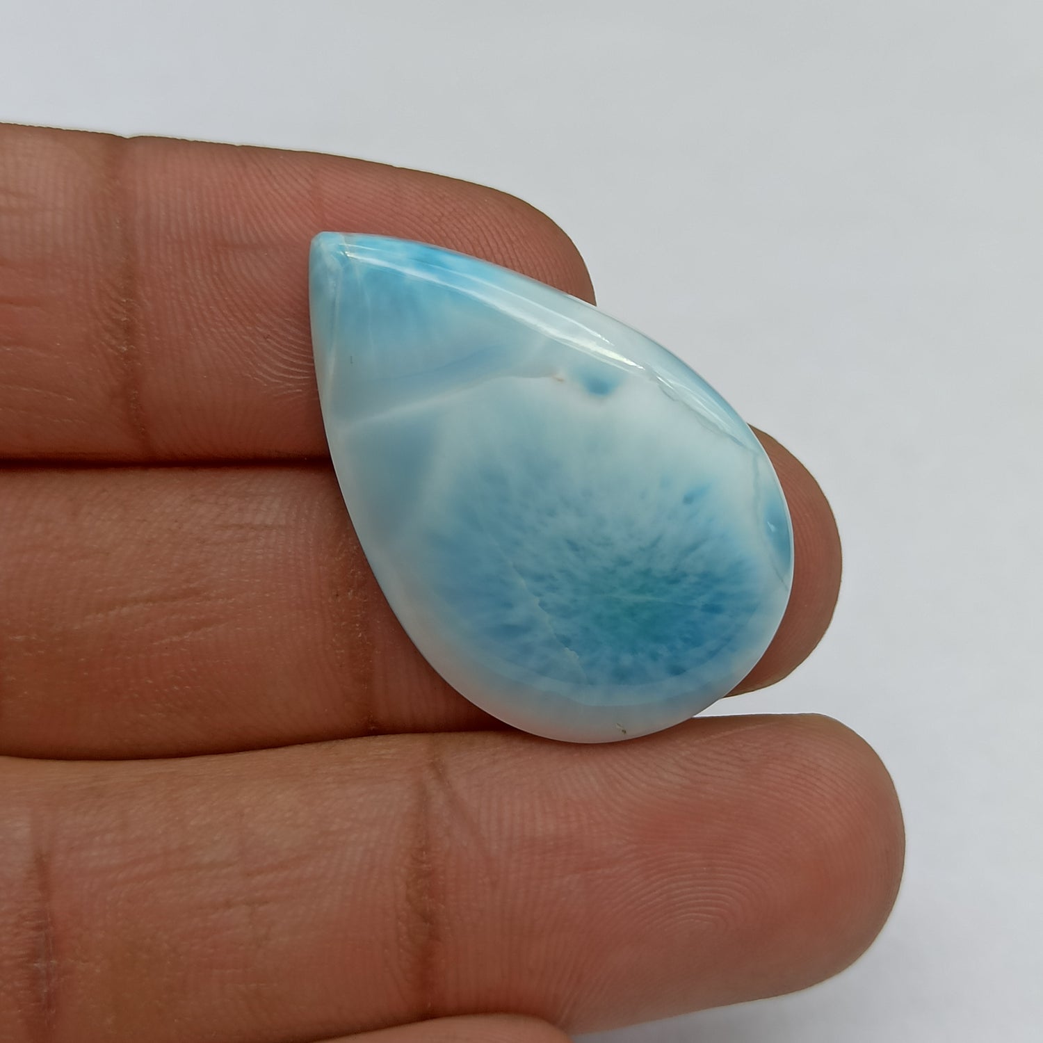 Larimar Pear Shape Cabochon PG-LMC-010