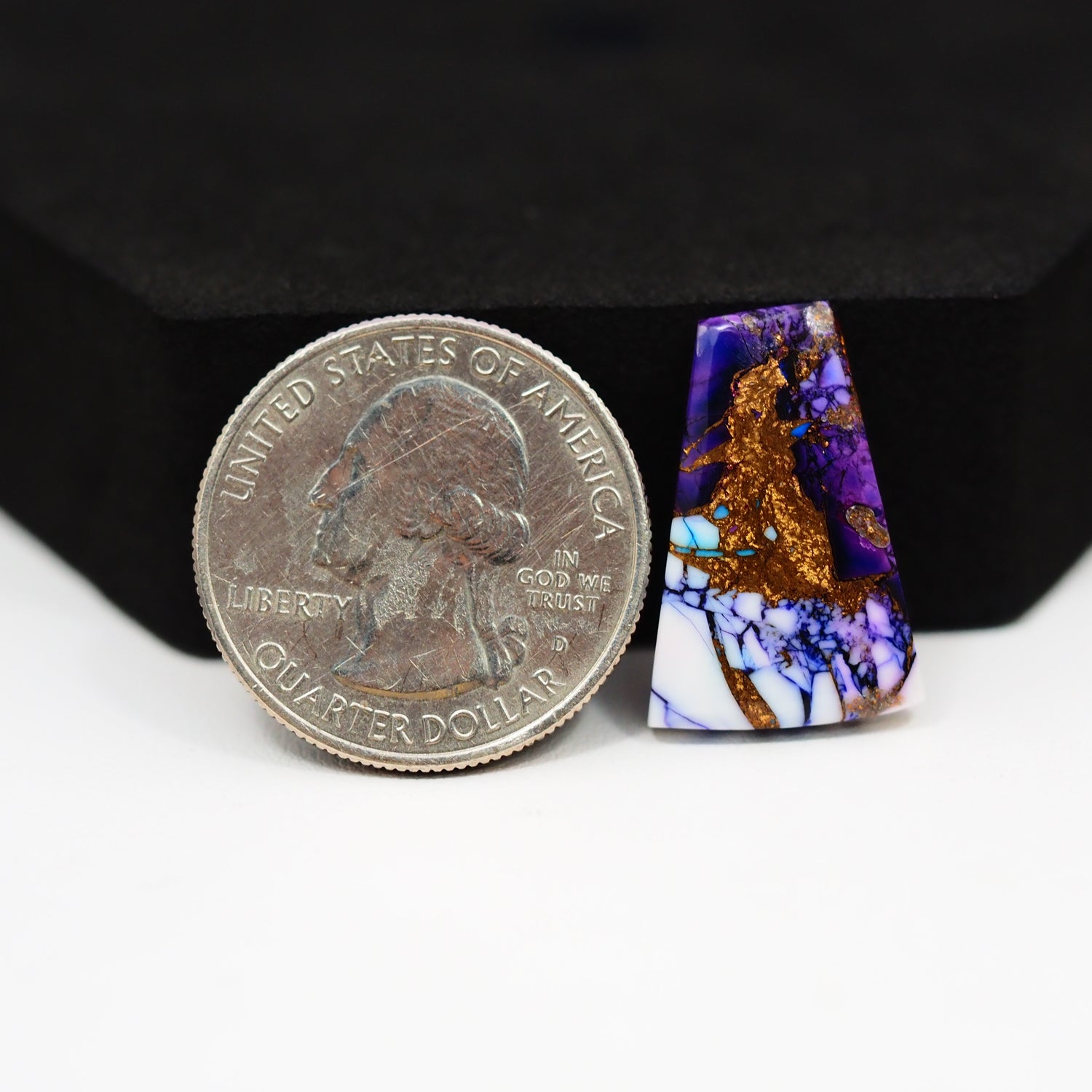 Purple Ice Rose Dahlia Cabochon 22x13mm 10.5ct Freeform – Pedra Gems