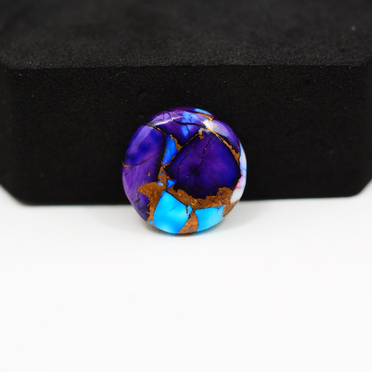 Purple Ice Rose Dahlia Cabochon 16x16mm 10ct Round – Pedra Gems