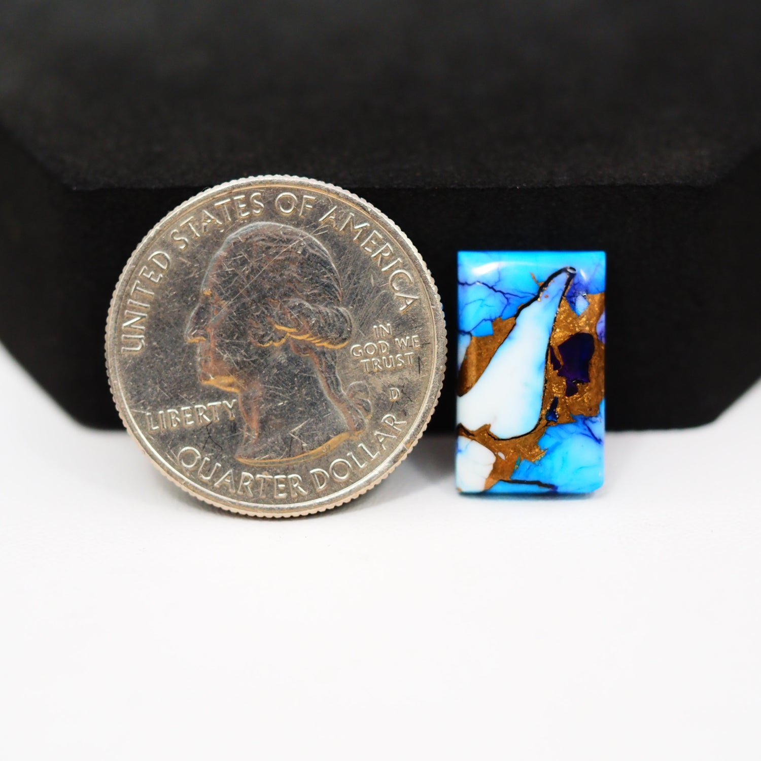 Purple Ice Rose Dahlia Cabochon 17x10mm 6.5ct Rectangle – Pedra Gems