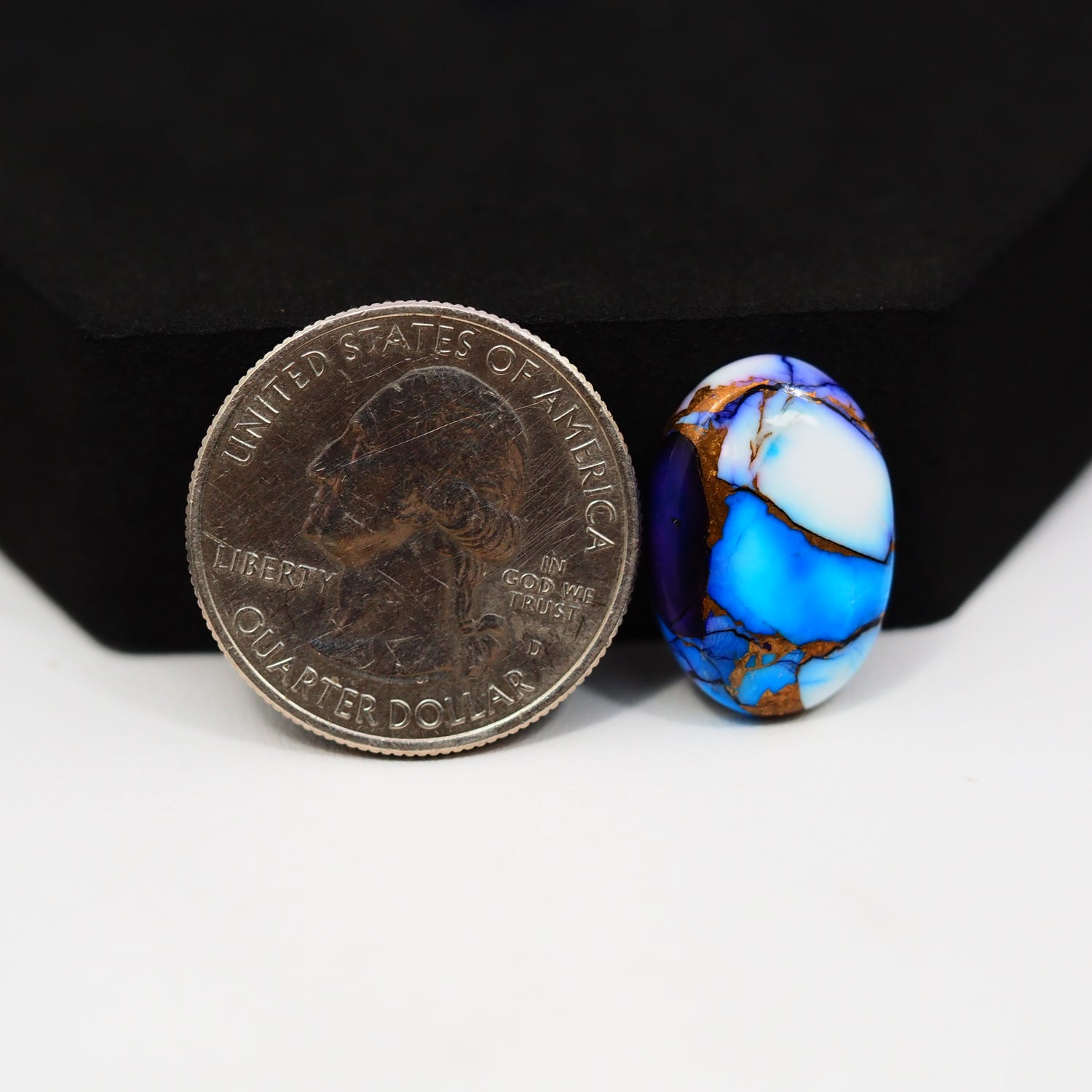 Purple Ice Rose Dahlia Cabochon 19x13mm 9.5ct Oval – Pedra Gems