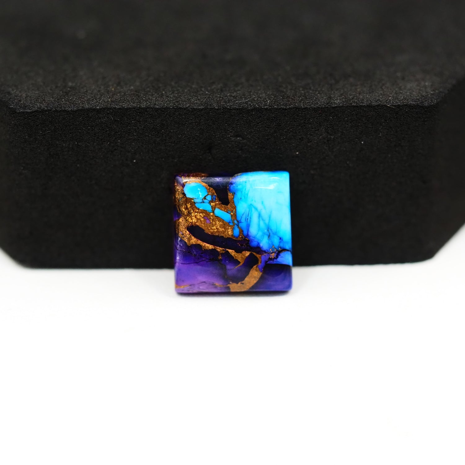 Purple Ice Rose Dahlia Cabochon 13x13mm 7.5ct Rectangle – Pedra Gems