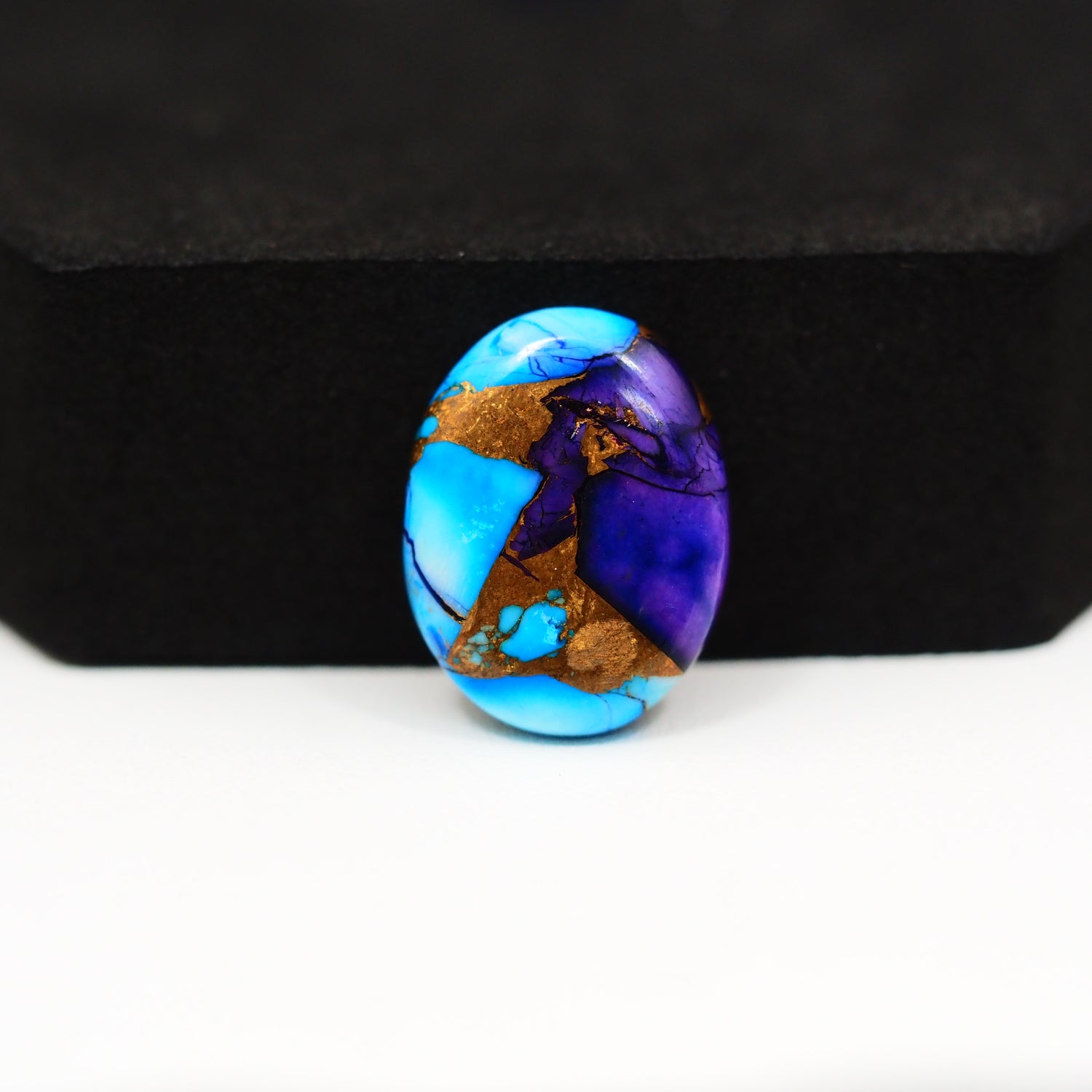 Purple Ice Rose Dahlia Cabochon 19x13mm 11.5ct Oval – Pedra Gems