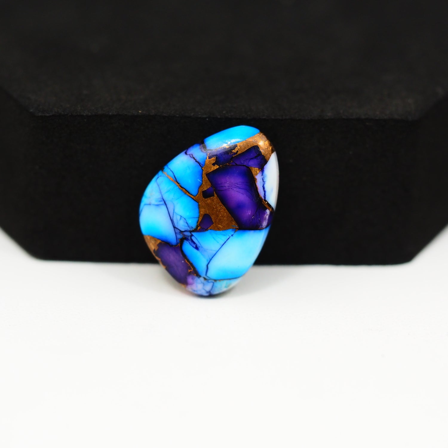 Purple Ice Rose Dahlia Cabochon 20x15mm 11.5ct Freeform
