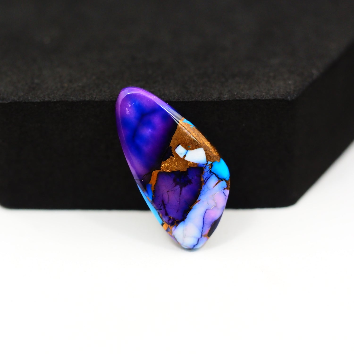 Purple Ice Rose Dahlia Cabochon 20x13mm 12ct Marquise (Navette)