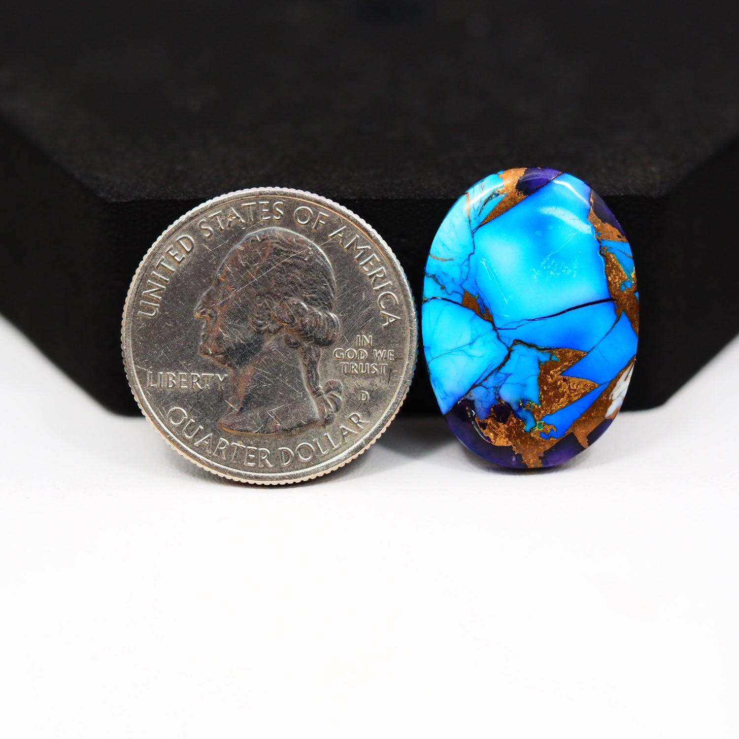 Purple Ice Rose Dahlia Cabochon 24x18mm 15ct Oval – Pedra Gems