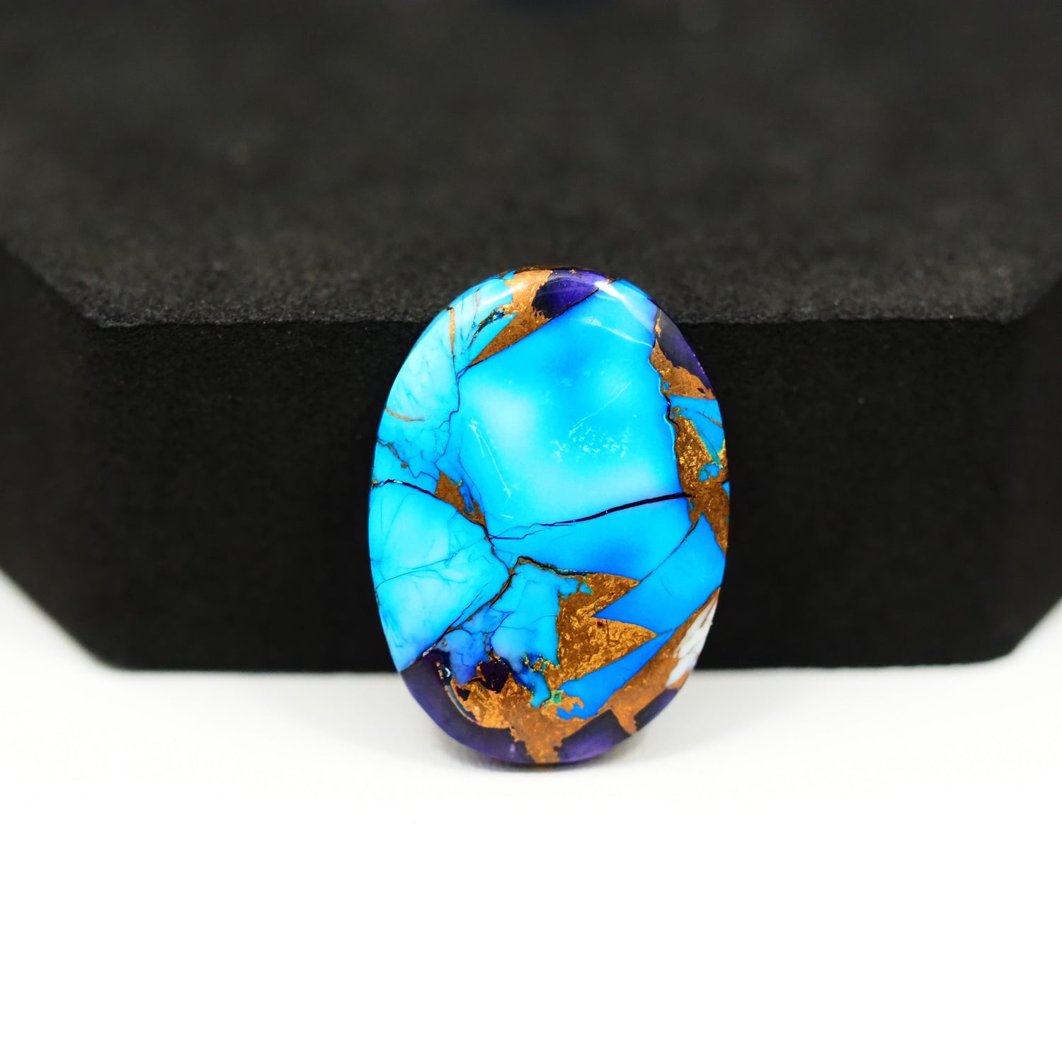 Purple Ice Rose Dahlia Cabochon 24x18mm 15ct Oval – Pedra Gems