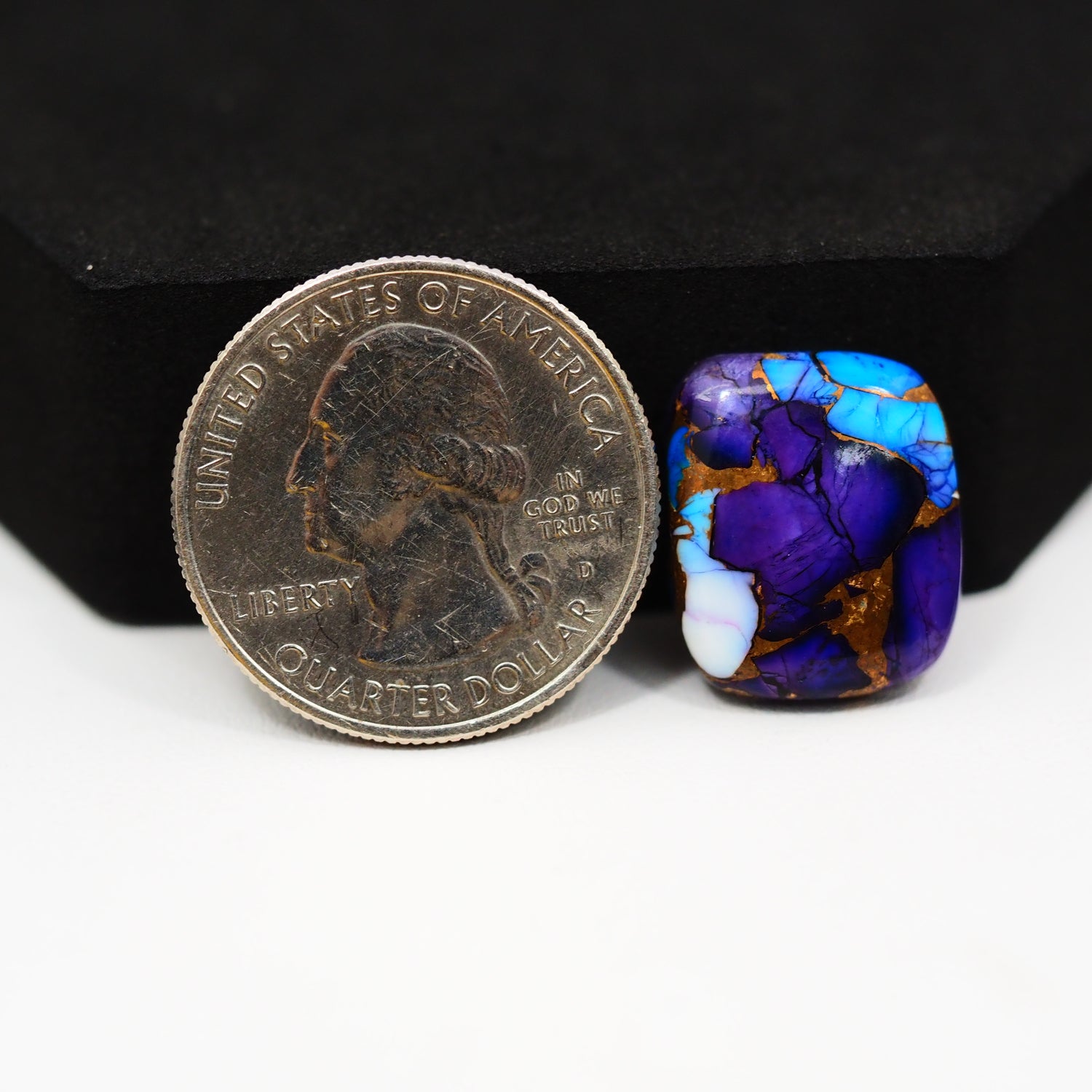 Purple Ice Rose Dahlia Cabochon 17x15mm 11.5ct Cushion – Pedra Gems
