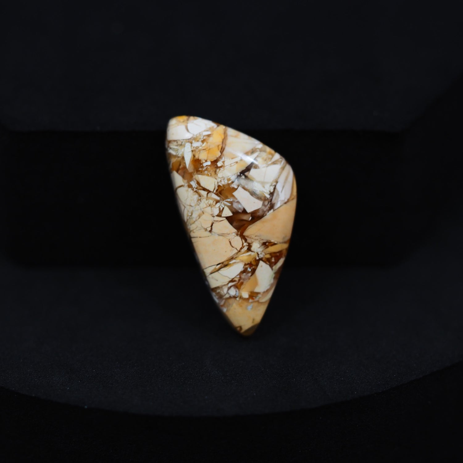 Brecciated Mookaite Cabochon 27x14mm 12ct Freeform