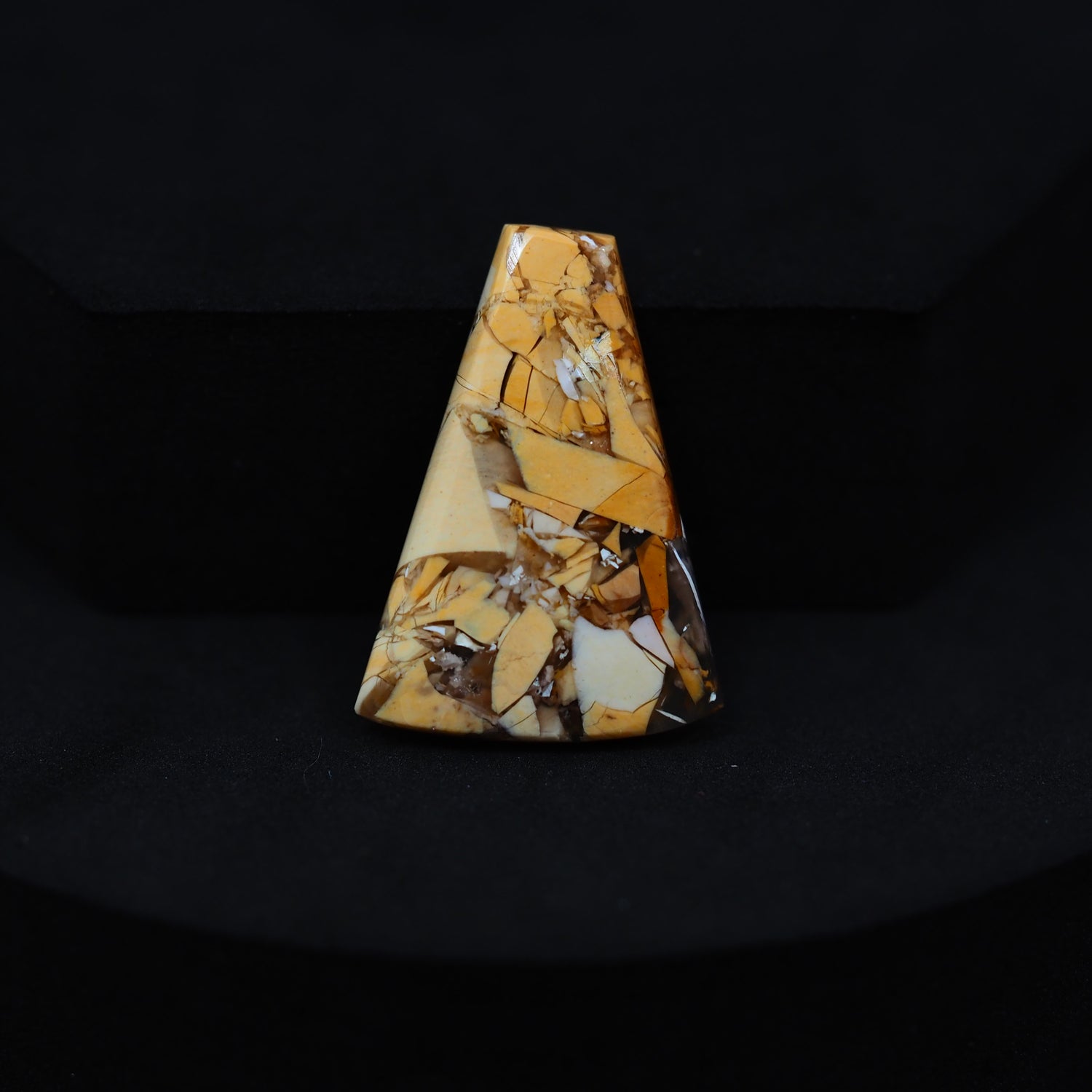 Brecciated Mookaite freeform cabochon 11.5ct flat back ready to set Pedra Gems