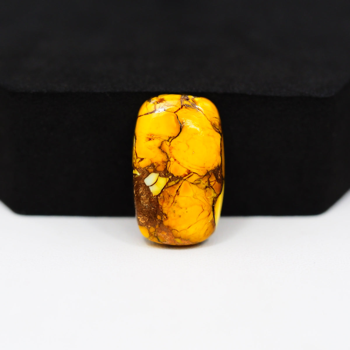 Honey Dahlia Cabochon 22x13mm 12.5ct Rectangle