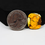 Natural Honey Dahlia Turquoise Square Cabochon 19x17mm 16ct - Honey Gold - Pedra Gems