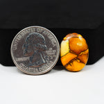 Natural Honey Dahlia Turquoise Oval Cabochon 19x14mm 11ct - Honey Gold - Pedra Gems
