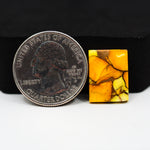 Natural Honey Dahlia Rectangle Cabochon 17x13mm 11ct - Honey Gold - Pedra Gems