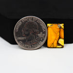 Natural Honey Dahlia Rectangle Cabochon 17x12mm 10ct - Honey Gold - Pedra Gems