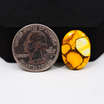 Natural Honey Dahlia Oval Cabochon 20x15mm 9.5ct - Honey Gold - Pedra Gems