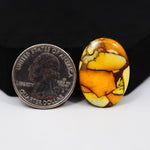Natural Honey Dahlia Oval Cabochon 26x19mm 18ct - Honey Gold - Pedra Gems