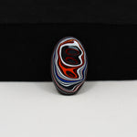 Fordite Agate Cabochon Oval 17x11mm 2ct - Detroit Agate layered paint - Pedra Gems