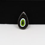 Fordite Agate Cabochon Pear 18x8mm 1.5ct - Detroit Agate layered paint - Pedra Gems
