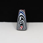Fordite Agate Cabochon Freeform 20x10mm 2.5ct - Detroit Agate layered paint - Pedra Gems