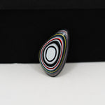 Fordite Agate Cabochon Freeform 20x13mm 4ct - Detroit Agate layered paint - Pedra Gems